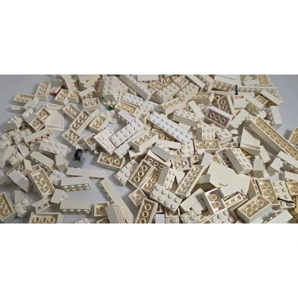 LEGO White‎ Bricks Lot Minifigure Parts Wings Specialty Pieces Bulk 1.6 lb
